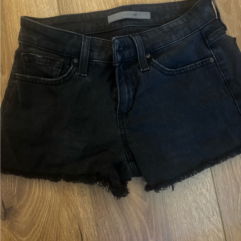 Joe’s Jeans Black Denim Cutoff Shorts